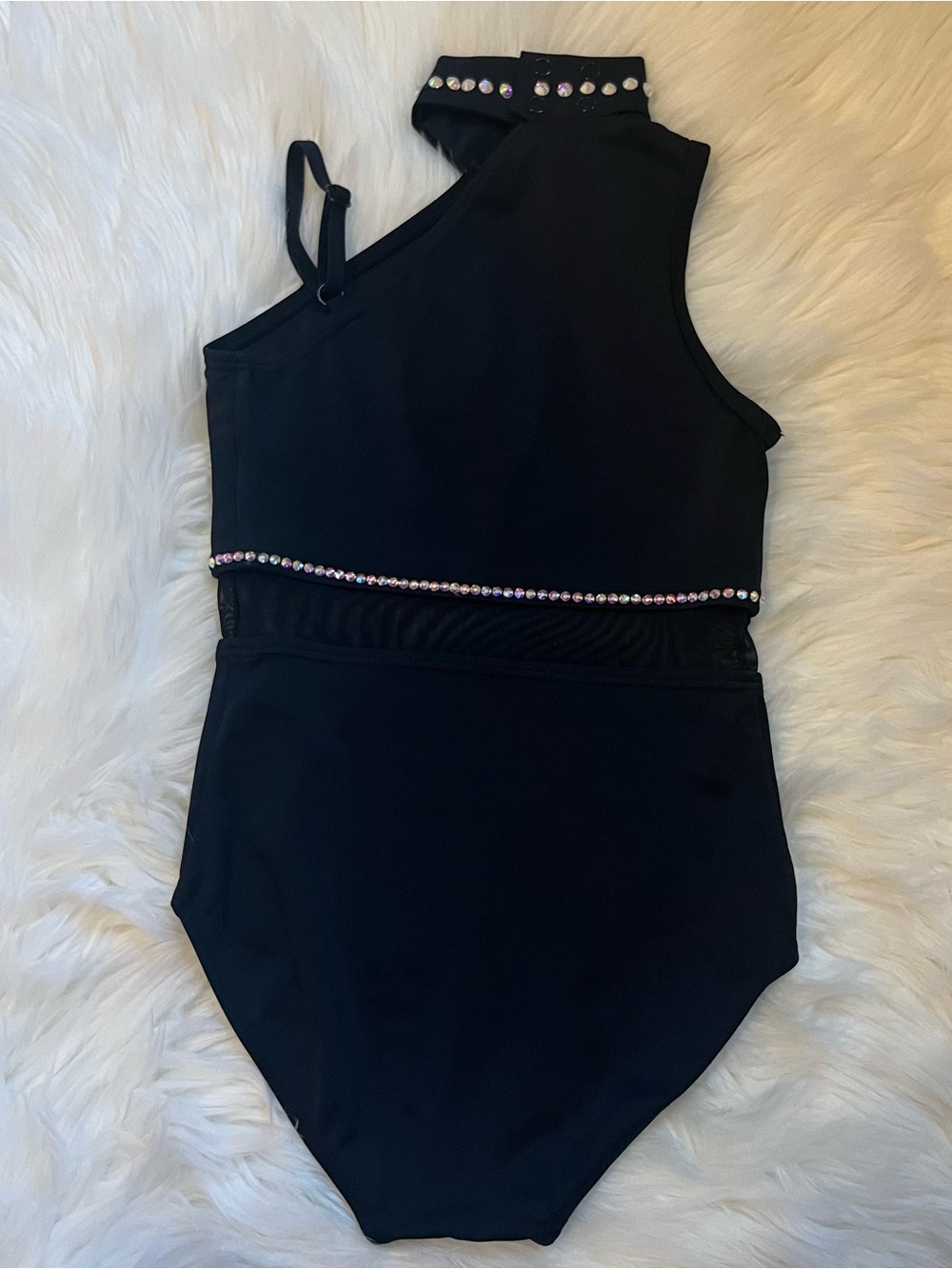 Custom Leo - AB Rhinestones - One-Shoulder - Picture 4 of 4